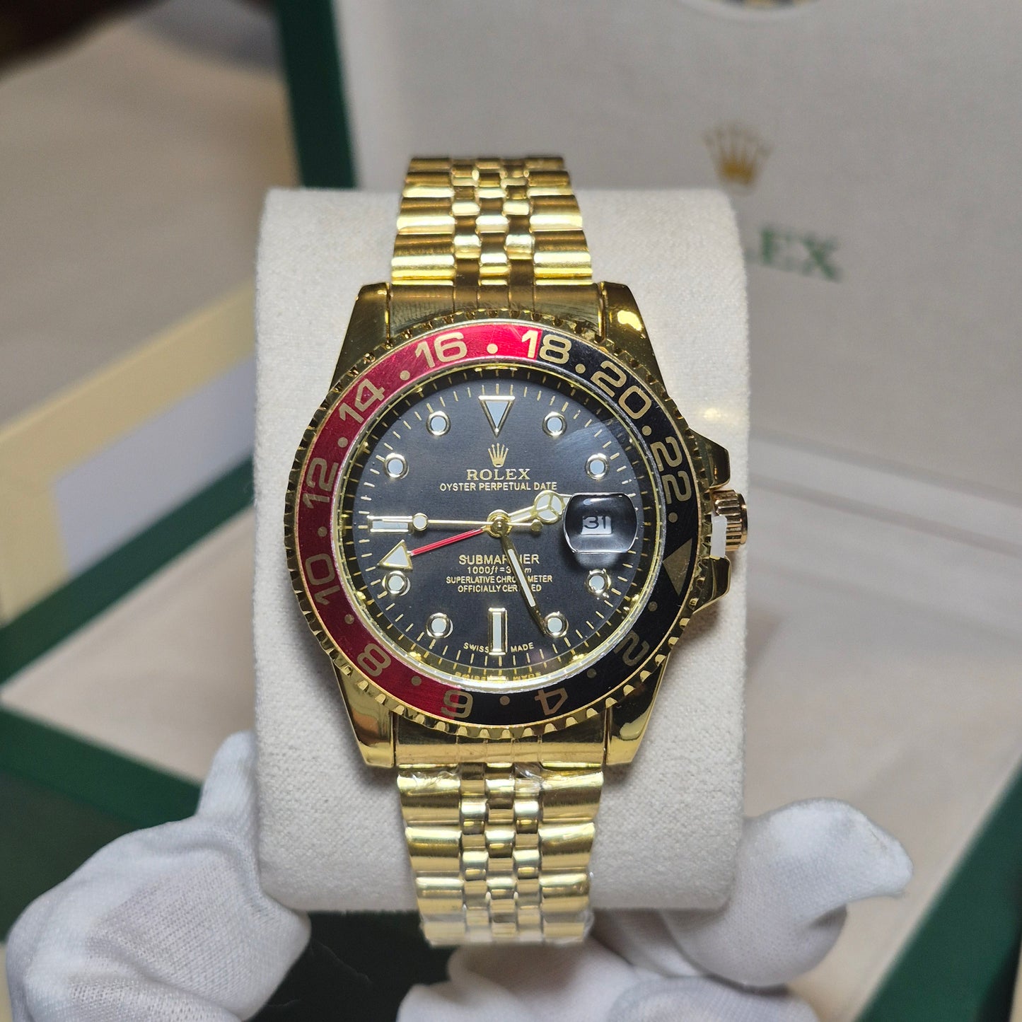 Rolex Submariner Jubilee GMT-Master II Dorado Bisel Bicolor