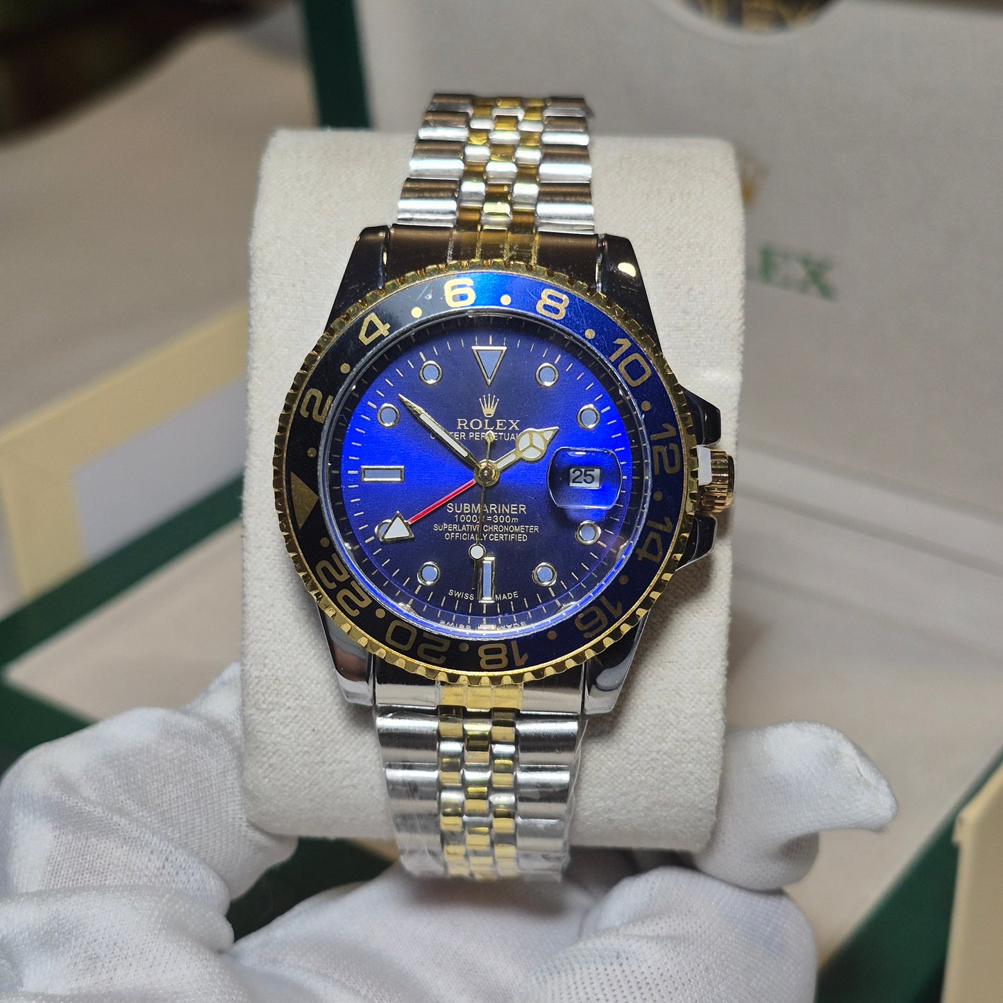 Rolex Submariner GMT-Master II Jubilee Imperial Azul Bicolor