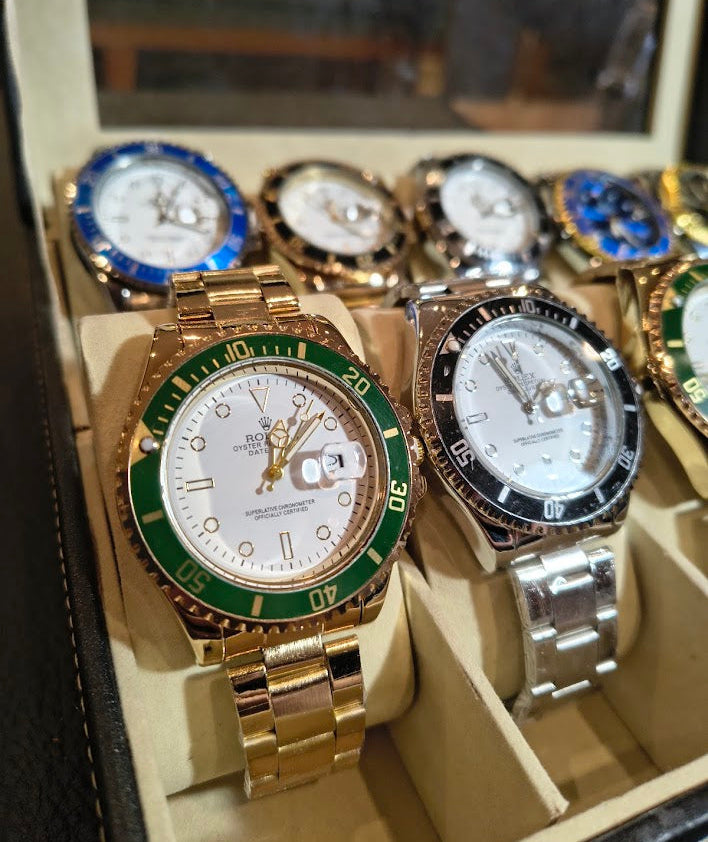 Combo Emprendedor Dubai - 12 Relojes Rolex + Relojera 12 puestos GRATIS
