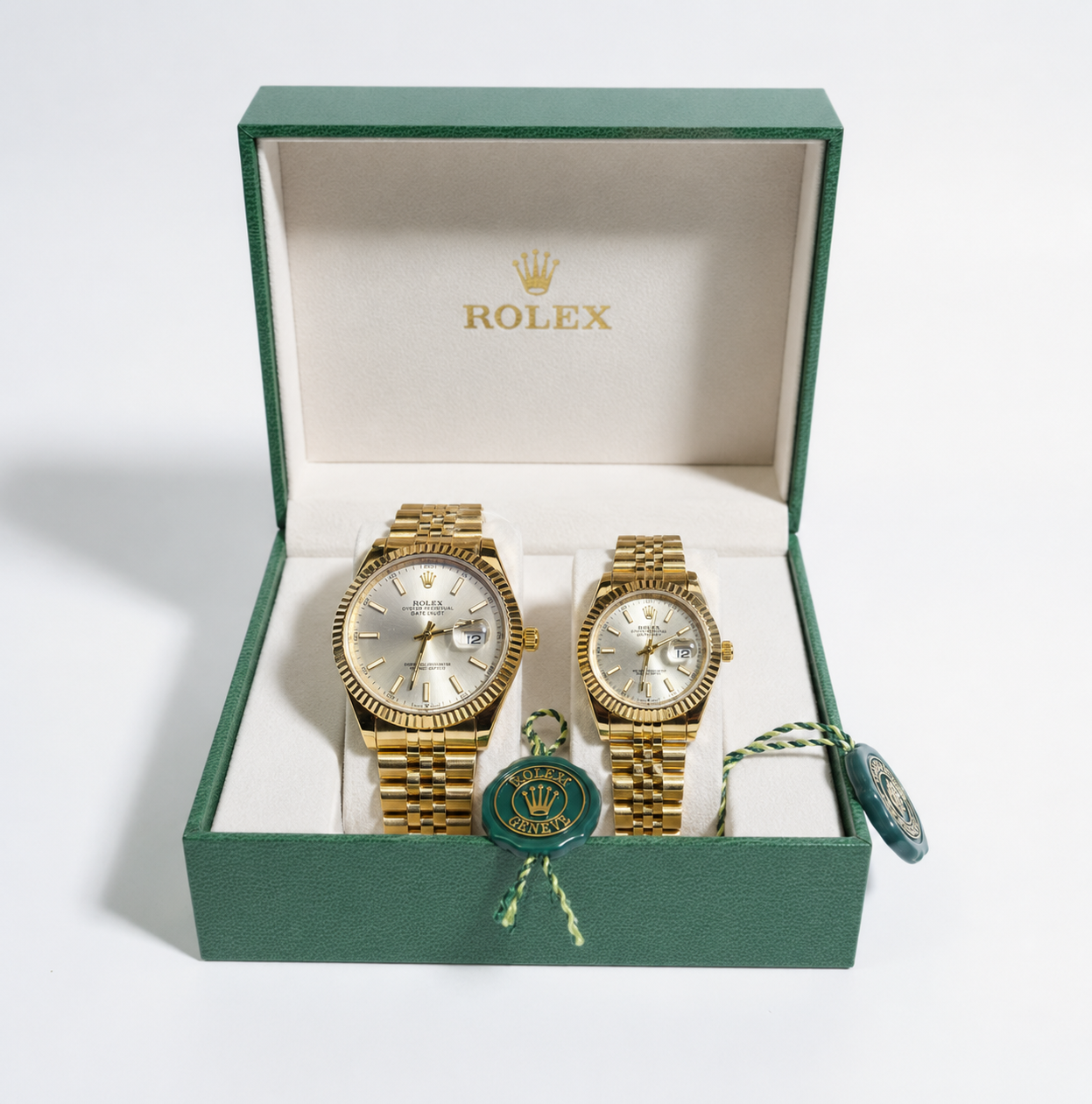 Relojes Rolex Pareja Date Just + Caja De Lujo GRATIS