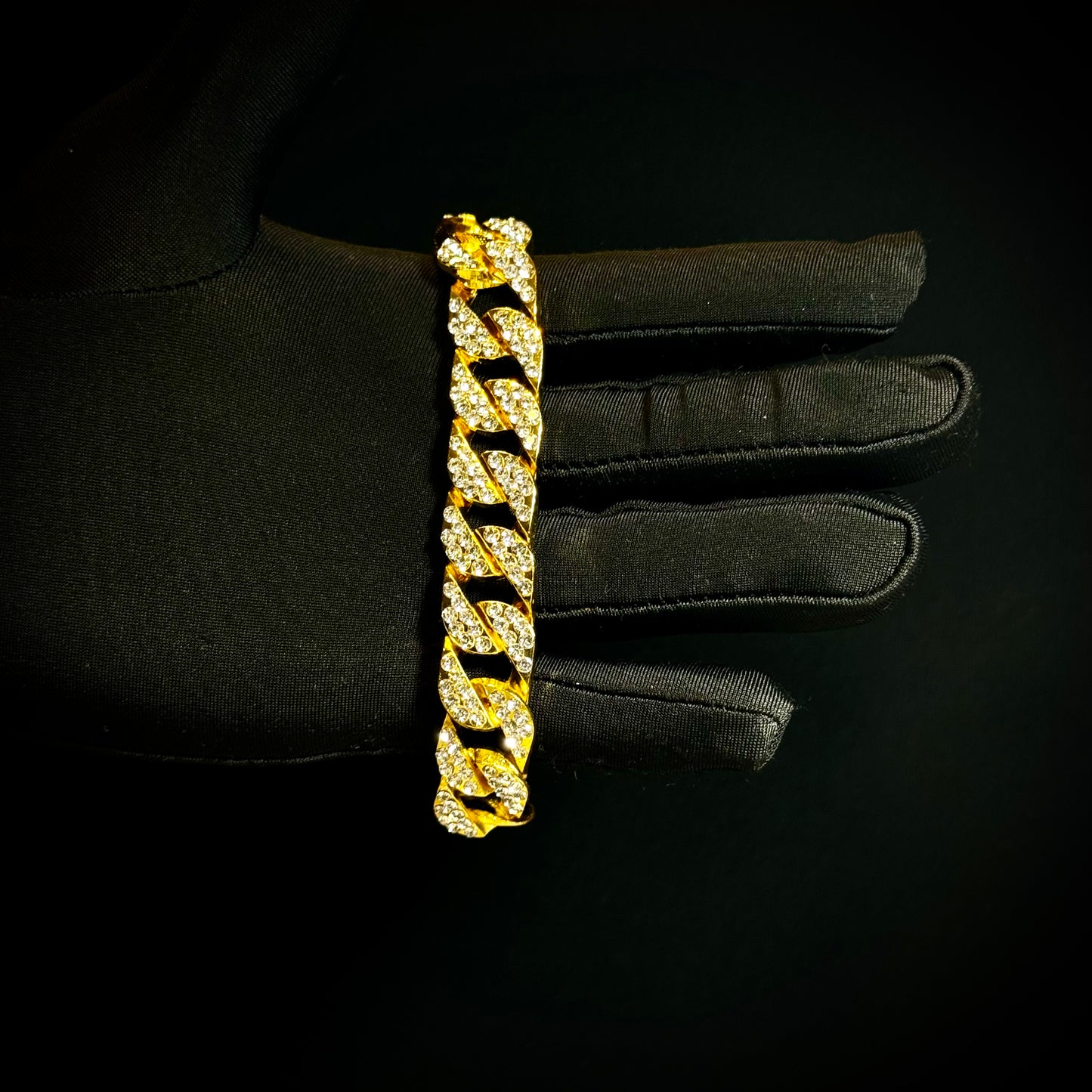 Pulsera Cubana Color Oro