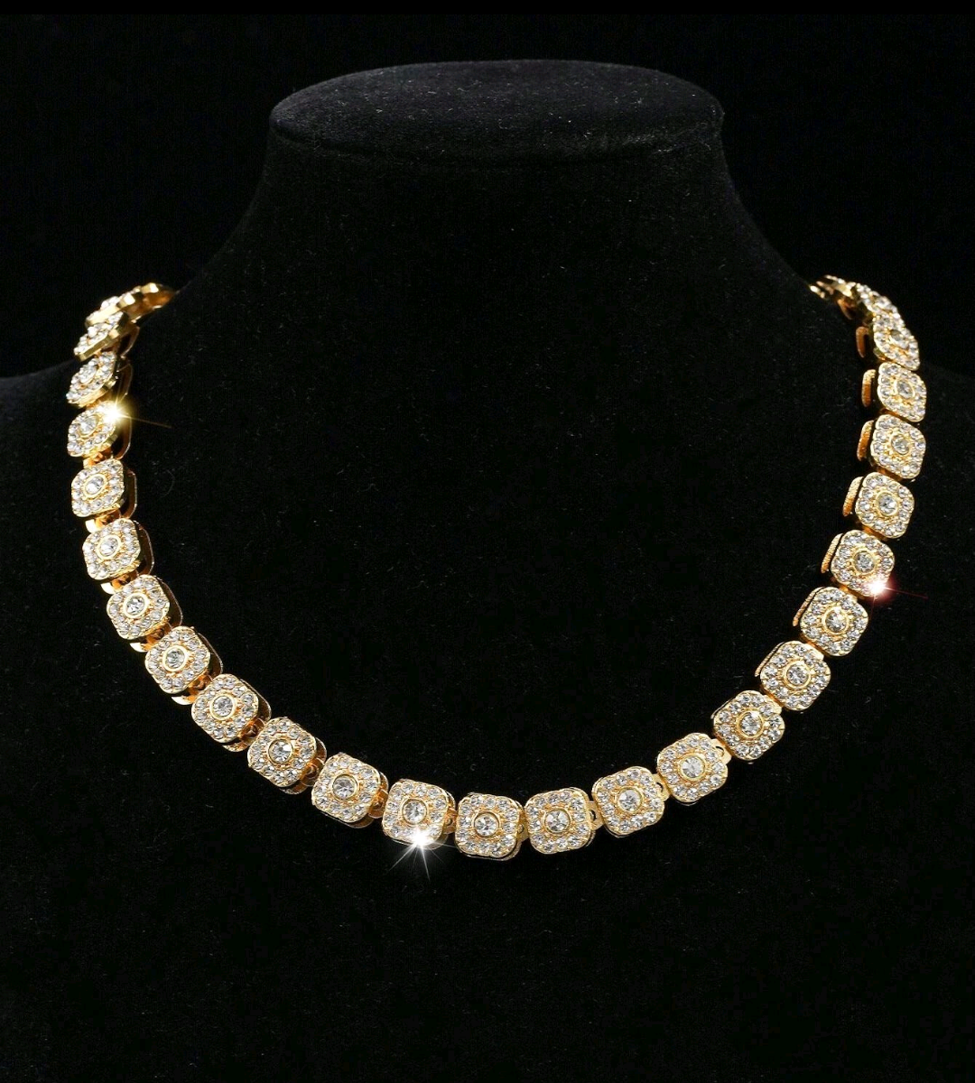 Conjunto Cadena + Pulsera Perlas Doradas