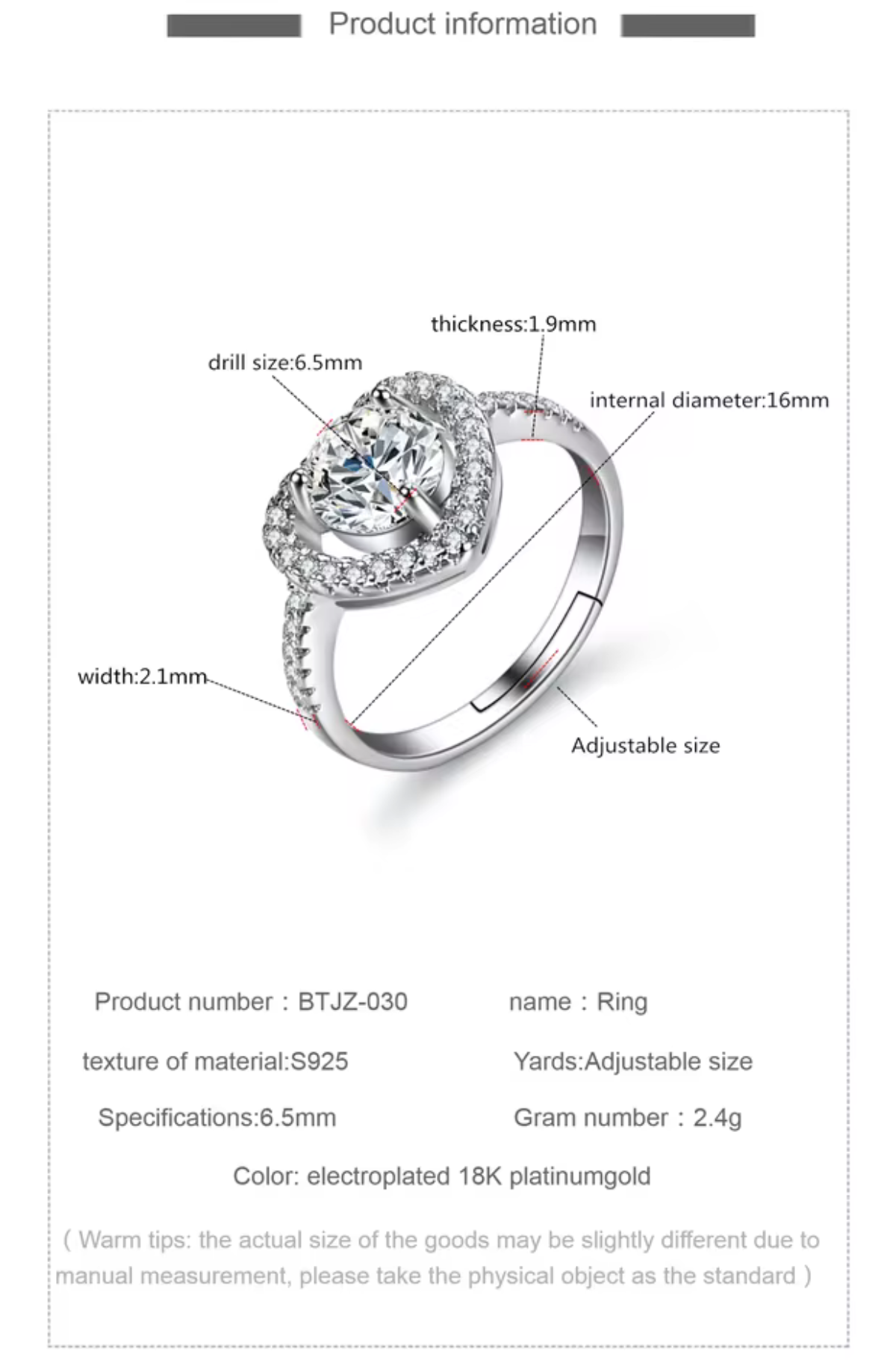 Anillo Femenino Plata 925 - Moissantia VVS1