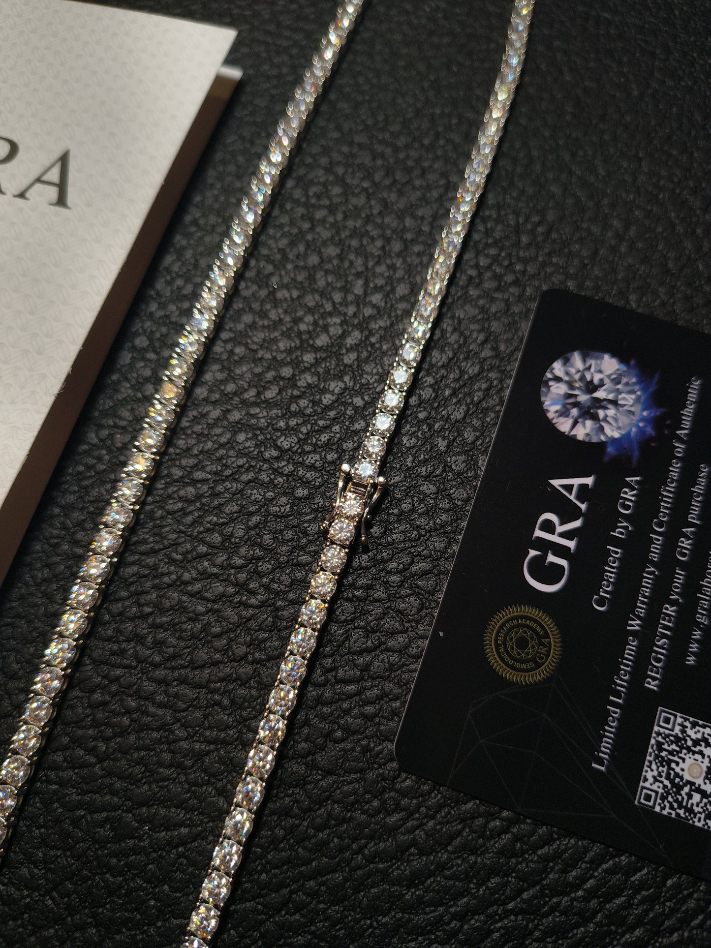 Cadena Tenis Plata 925 - Moissanita VVS1