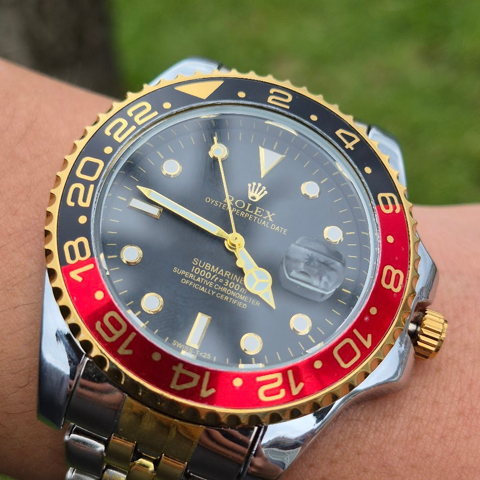 Rolex Submariner Jubilee Bicolor (N/R) Fondo Negro