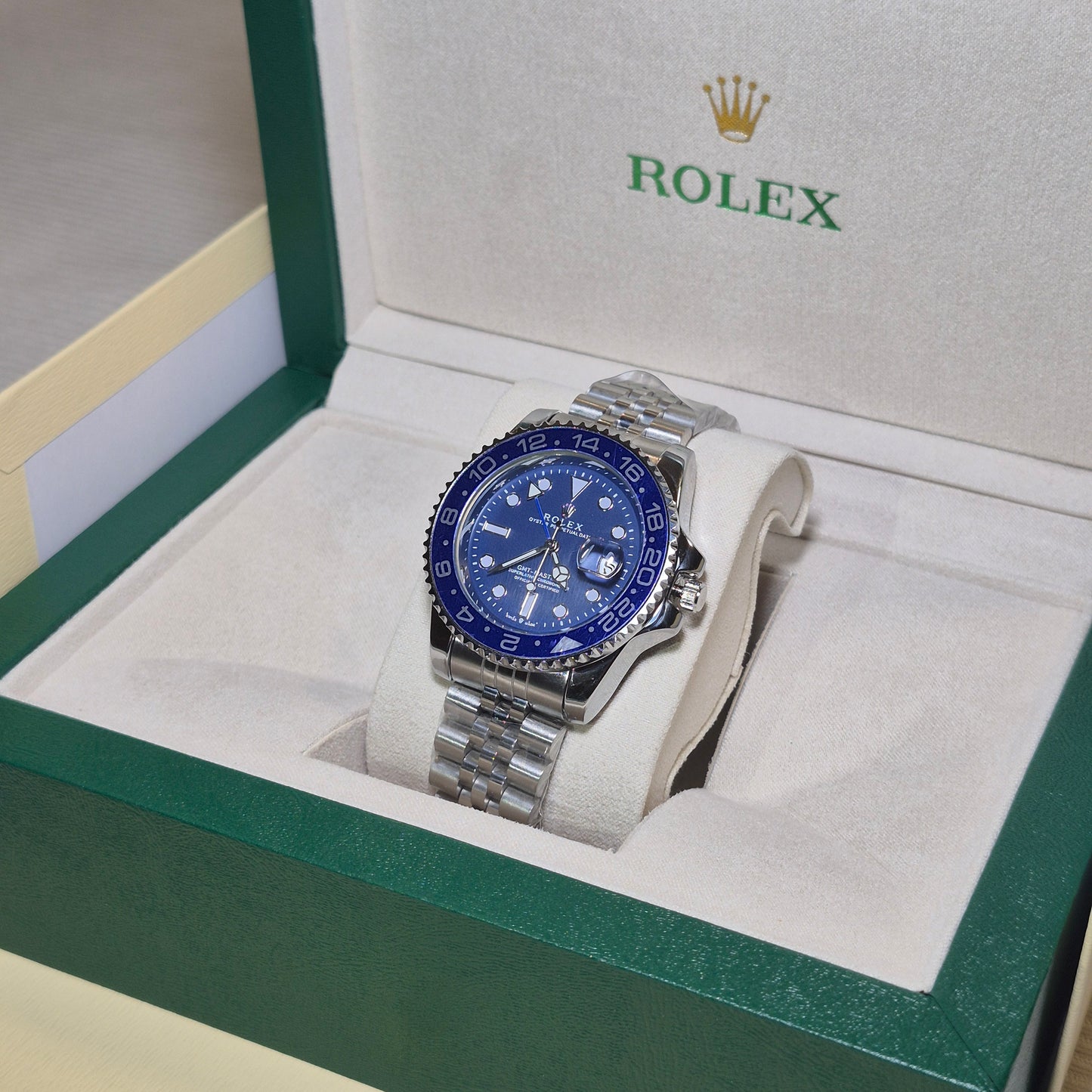 Rolex Semiautomatico Submariner Jubilee Azul Mar