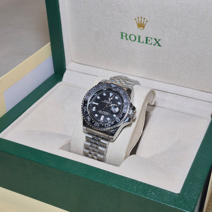 Rolex Semiautomatico Submariner Jubilee Bisel Bicolor Negro Gris