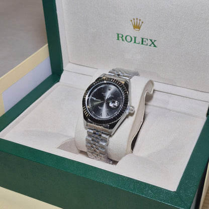 Rolex Semiautomatico Date Just Jubilee Gris Profundo