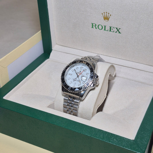Rolex Premium Submariner GMT-Master II Jubilee Plateado - Blanco
