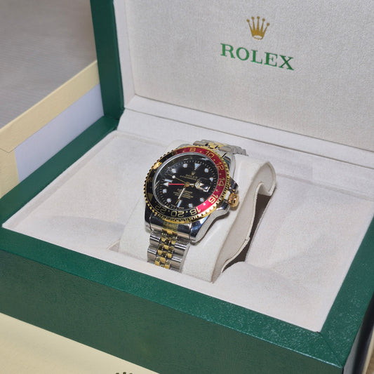 Rolex Submariner GMT-Master II Jubilee Imperial Bicolor Fondo Negro