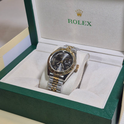 Rolex Semiautomatico Date Just Jubilee Imperial Gris Profundo