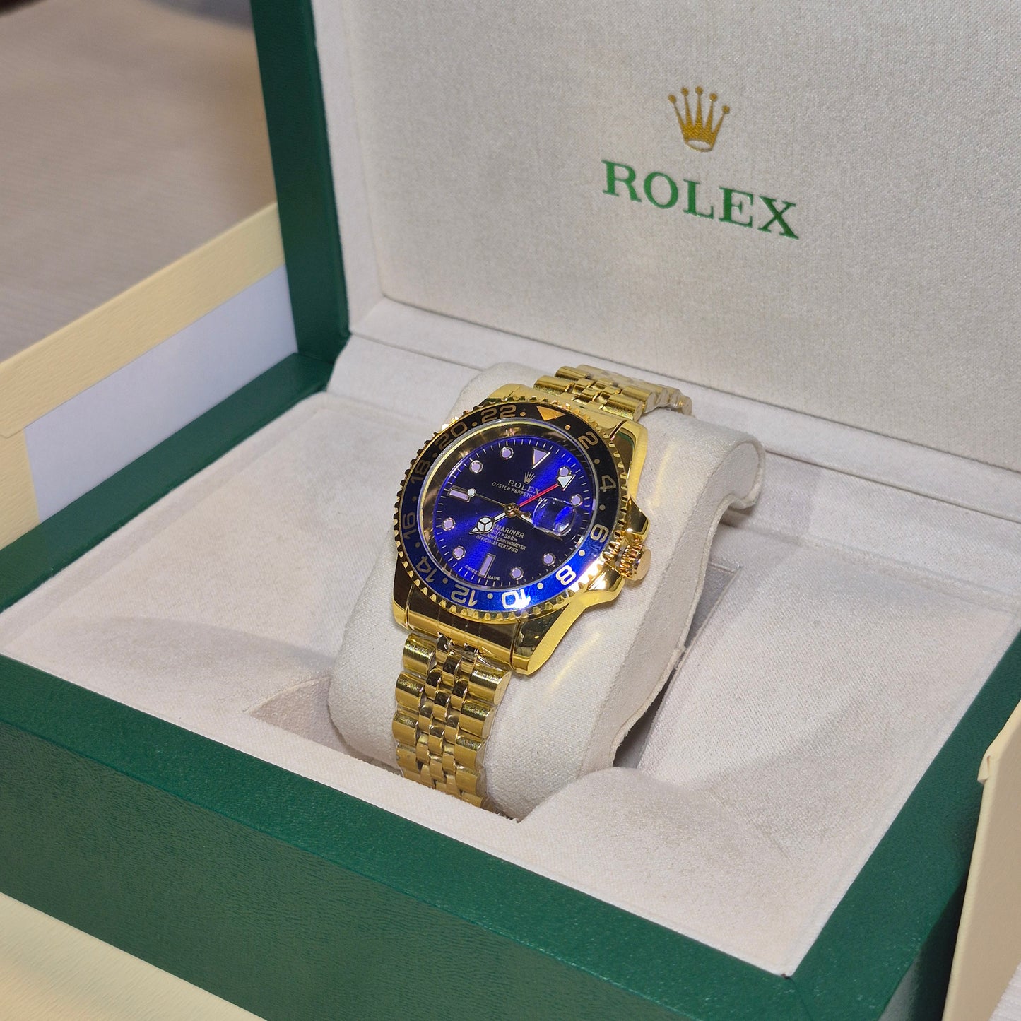 Rolex Submariner Jubilee GMT-Master II Bicolor Dorado Azul