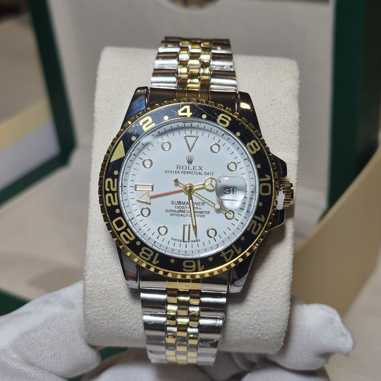 Rolex Premium Submariner GMT-Master II Jubilee Imperial - Blanco