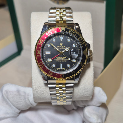 Rolex Submariner GMT-Master II Jubilee Imperial Bicolor Fondo Negro