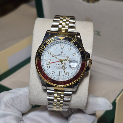 Rolex Submariner GMT-Master II Jubilee Imperial Blanco Bisel Bicolor