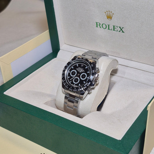 Rolex Oyster Daytona Plateado Plateado Cronografos
