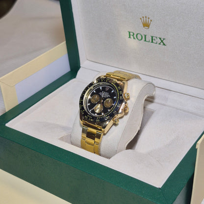 Rolex Oyster Daytona Dorado Cara Negra