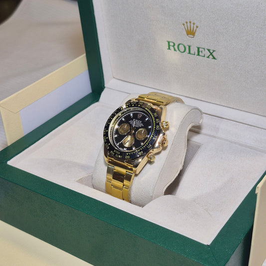 Rolex Oyster Daytona Dorado Cara Negra