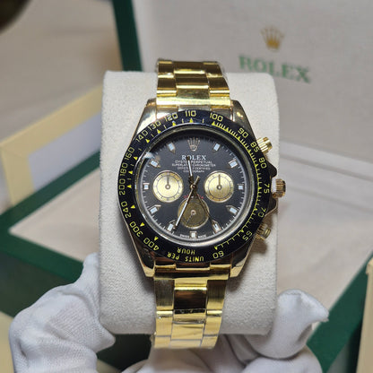 Rolex Oyster Daytona Dorado Cara Negra