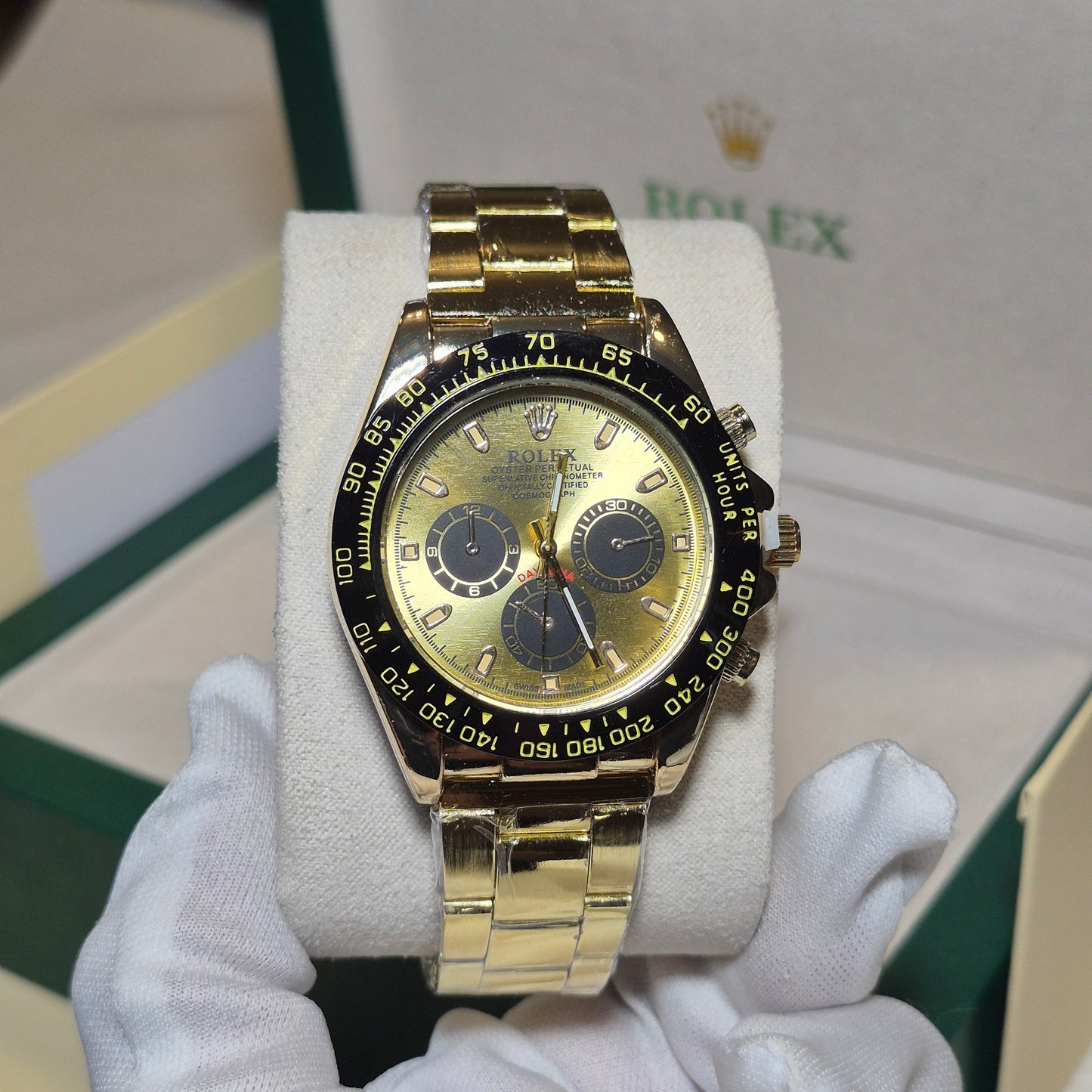 Rolex Oyster Daytona Dorado Cara Dorada
