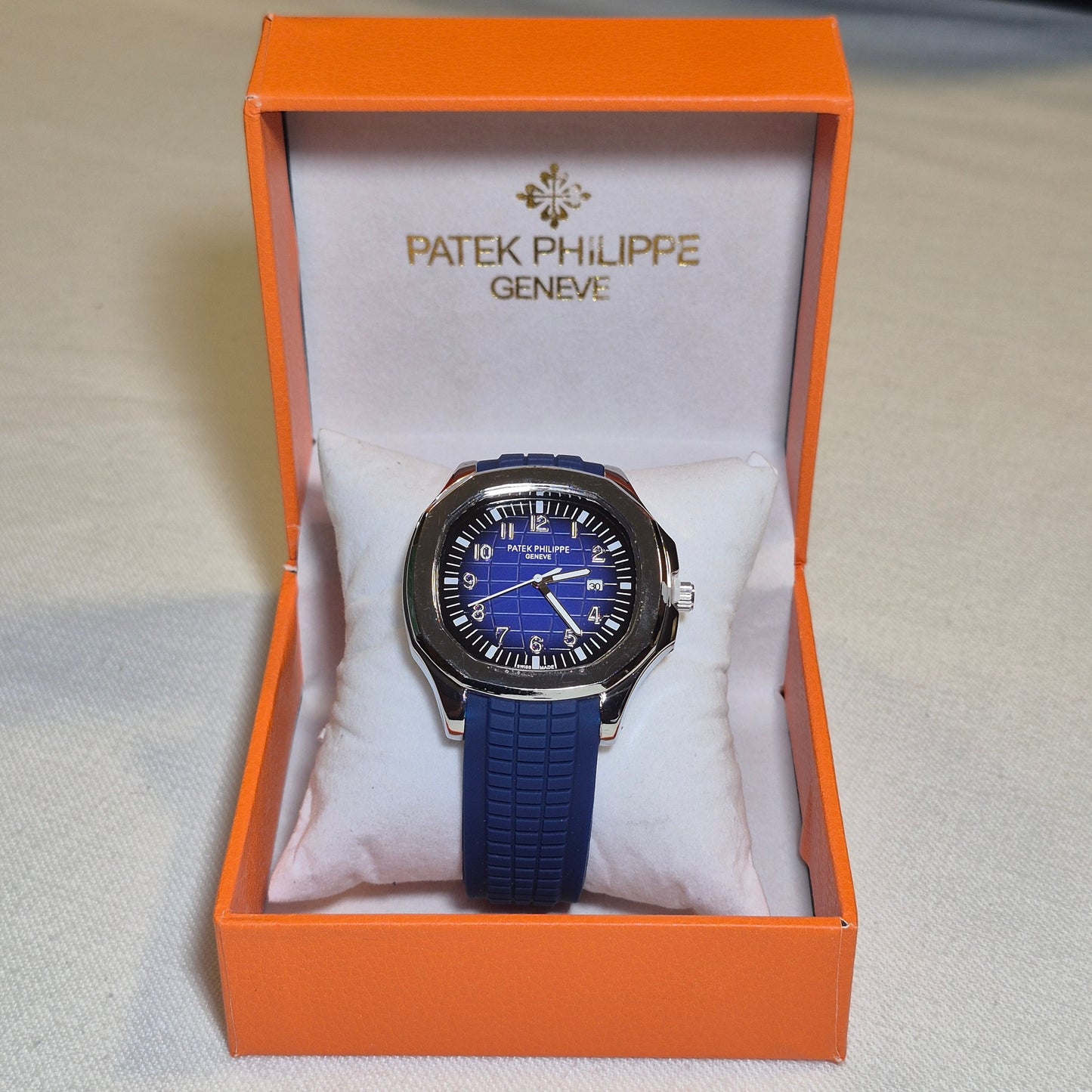 Patek Philippe Aquanaut Cara Azul Media noche
