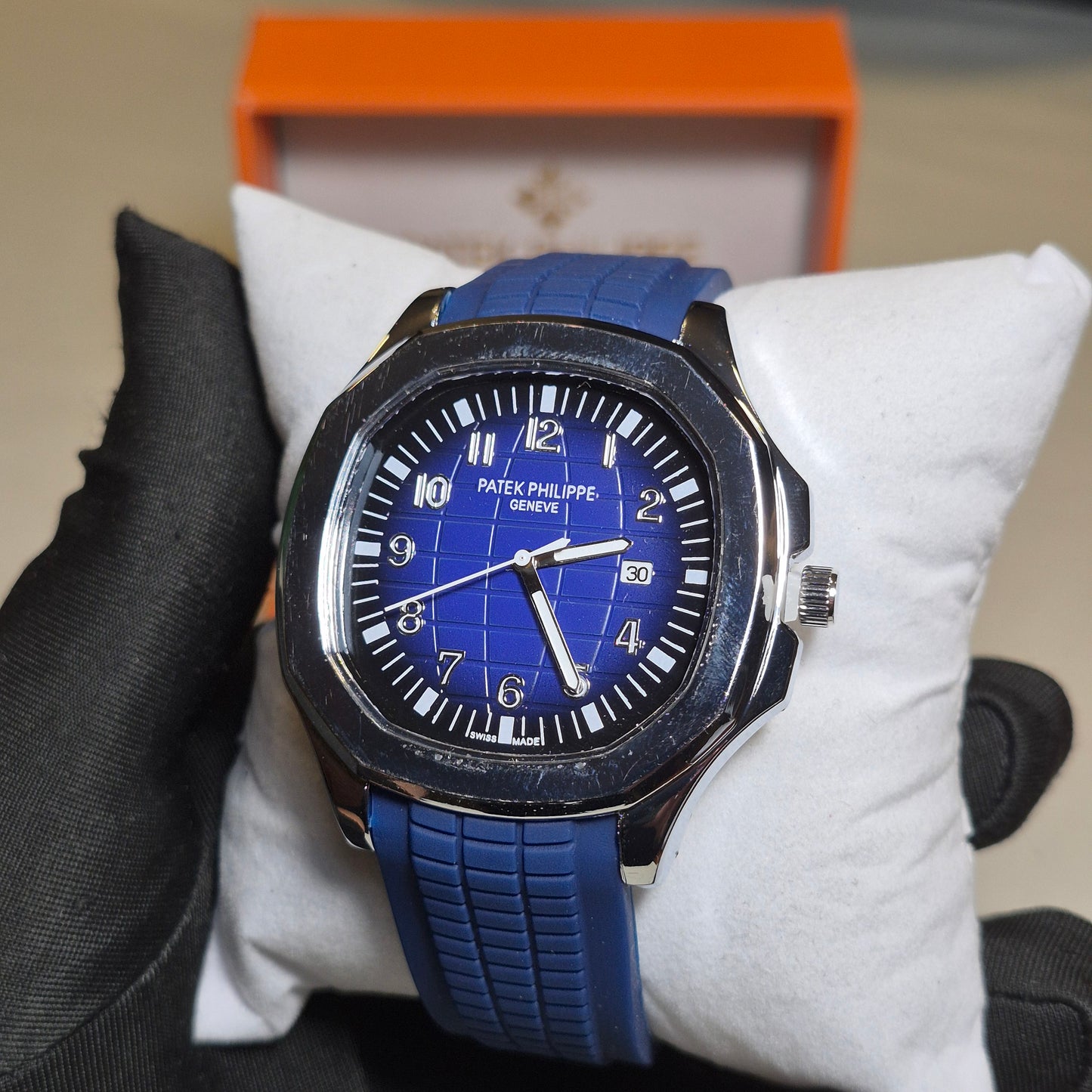 Patek Philippe Aquanaut Cara Azul Media noche