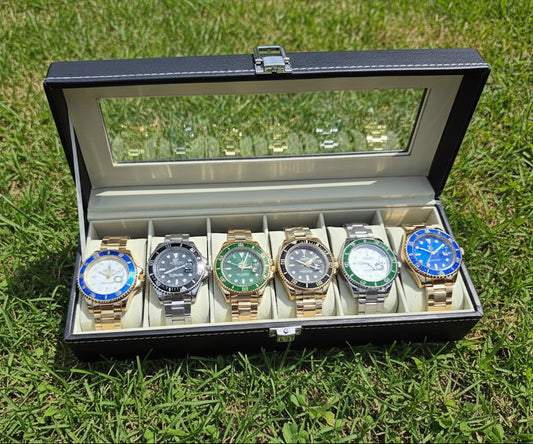 Combo Emprendedor Paris- 6 Relojes Rolex Submariner + Relojera 6 puestos GRATIS