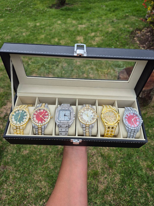 Combo Emprendedor Lisboa - 6 Relojes Cubanos Premium + 6 Cajas individuales GRATIS