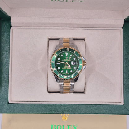 Rolex Semiautomatico Submariner Two Tone Cara Verde