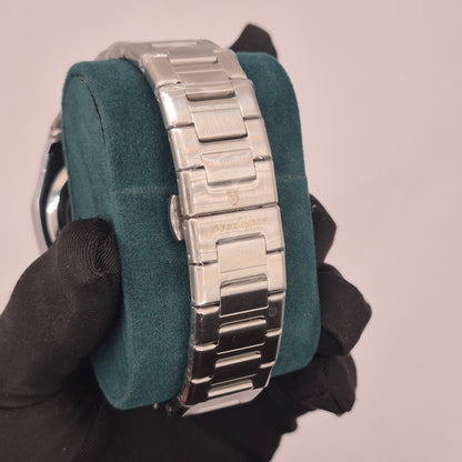 Reloj Poedagar Full Silver Números Arábicos