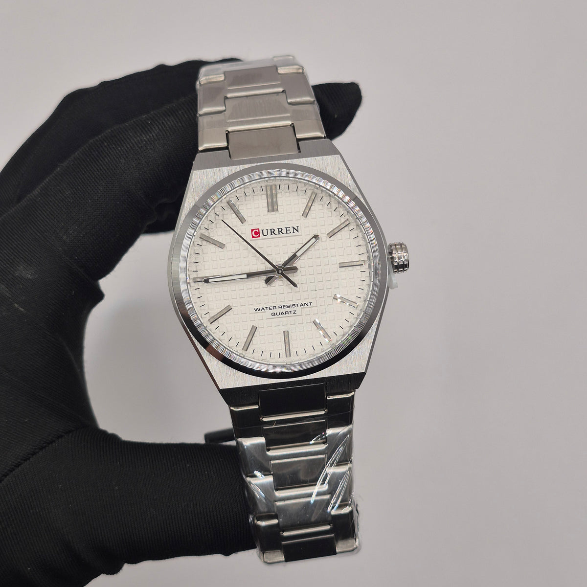 Reloj Curren Full Silver Dial Blanco