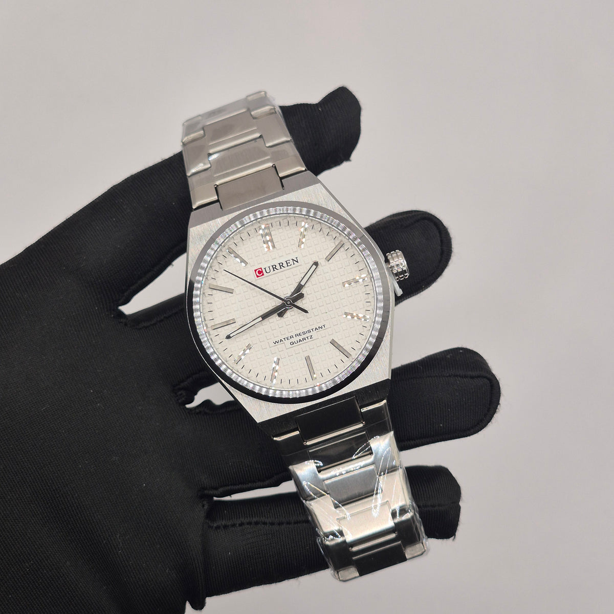 Reloj Curren Full Silver Dial Blanco