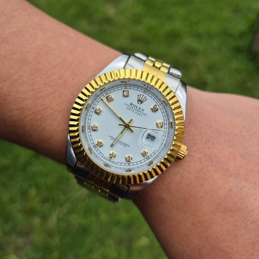 Rolex Date Just Presidencial  Imperial Fondo Blanco