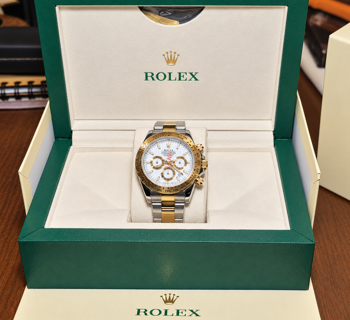 Rolex Daytona Bicolor Blanco Cronografos Funcionales