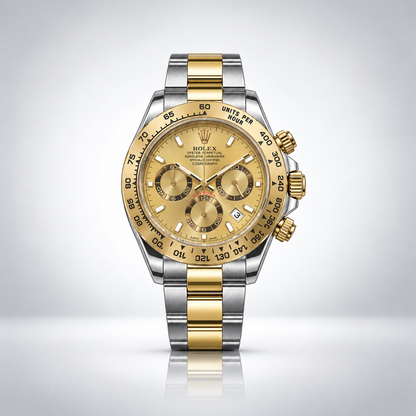 Rolex Daytona Bicolor Cara Dorado Cronógrafos Funcionales