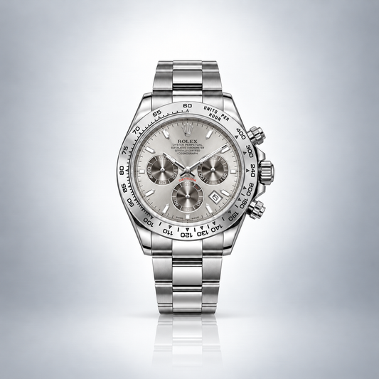 Rolex Daytona Full Silver Cronógrafos Funcionales