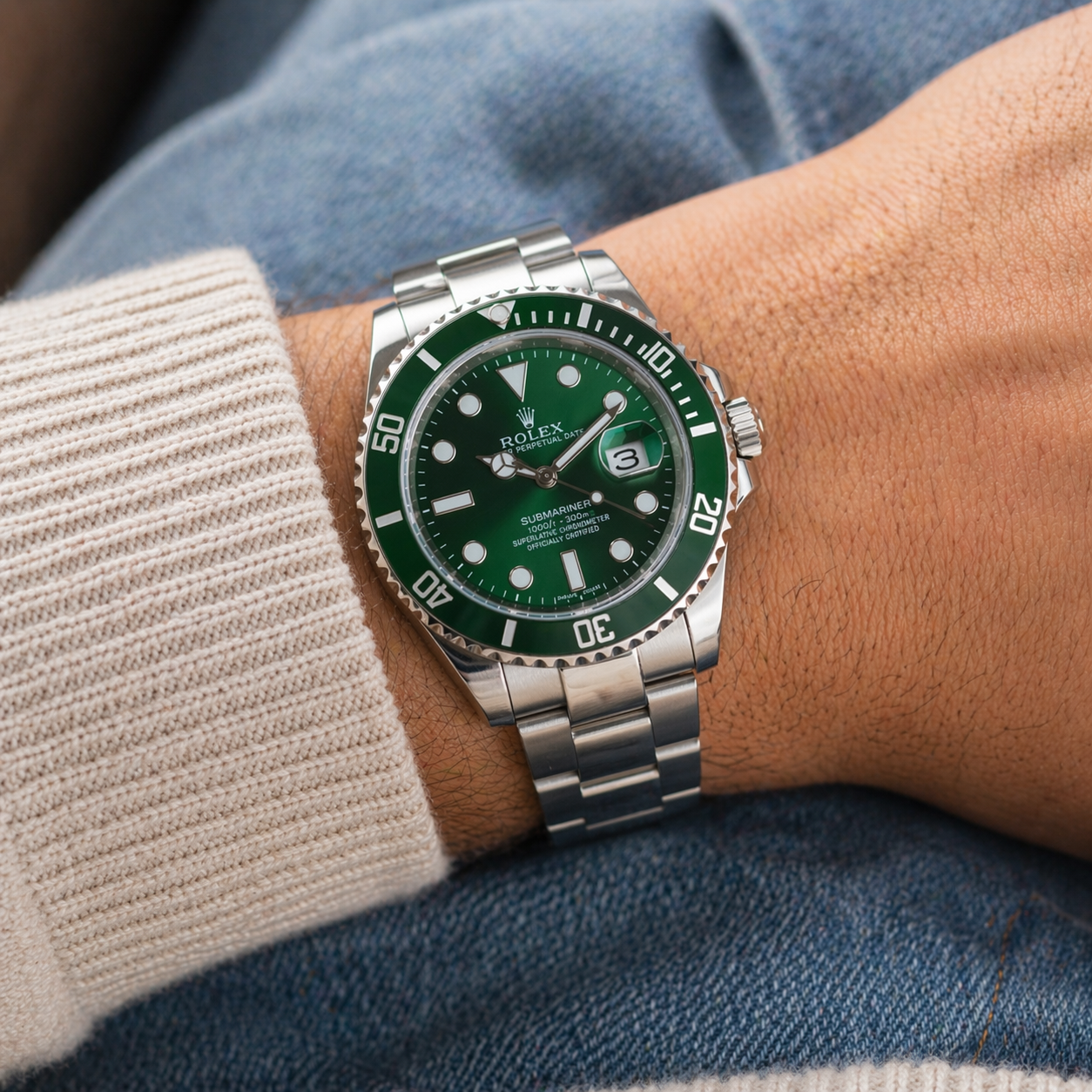 Rolex Semiautomatico Submariner Oyster "Hulk"