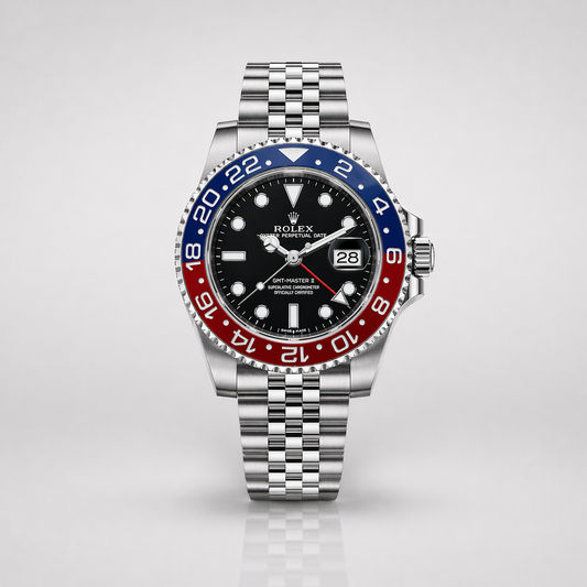 Rolex Semiautomatico Submariner Jubilee Pepsi Tablero Negro