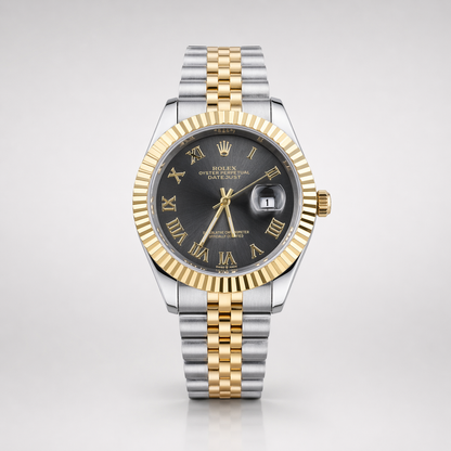 Rolex Semiautomatico Date Just Jubilee Imperial Gris Profundo