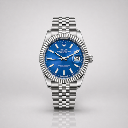 Rolex Semiautomatico Date Just Jubilee Azul Mar