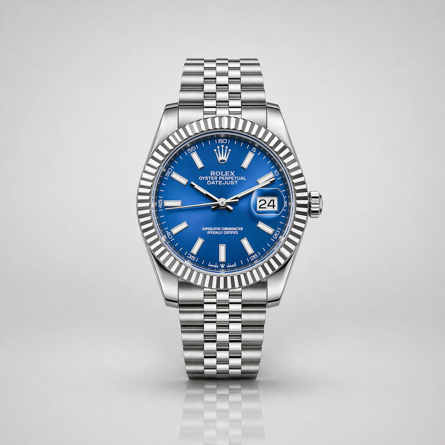Rolex Semiautomatico Date Just Jubilee Azul Mar
