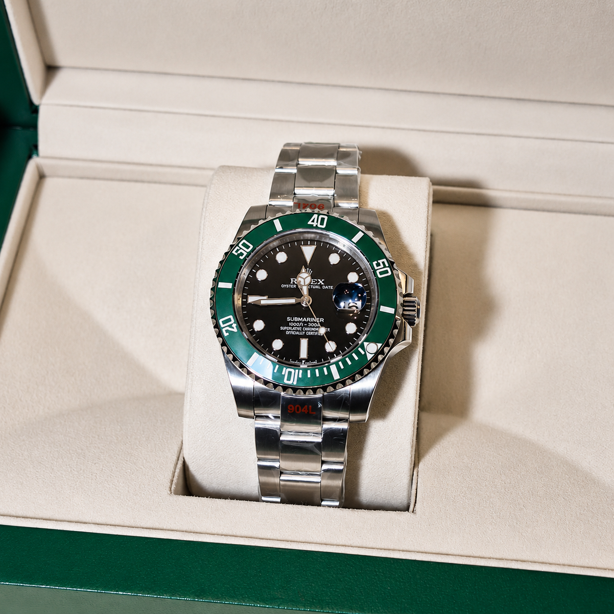 Rolex Mecánico Automático Submariner "StarBucks" 1.1