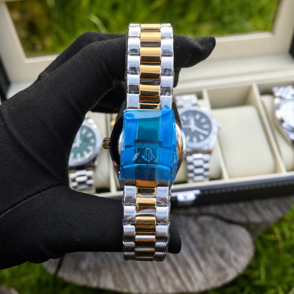 Combo Emprendedor Dubai Alta Gama Rolex AAA Maquinaria visible + 6 cajas individuales
