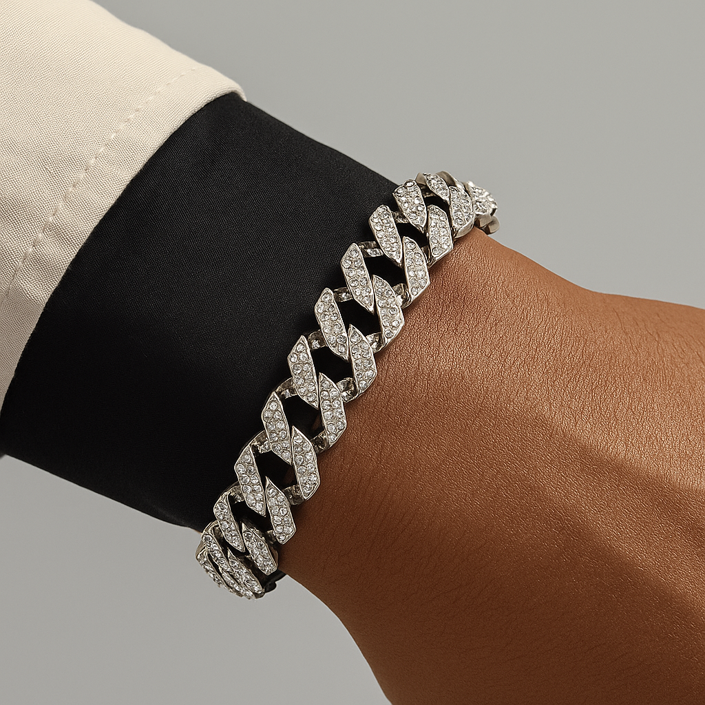 Pulsera Cubana Cierre tipo caja