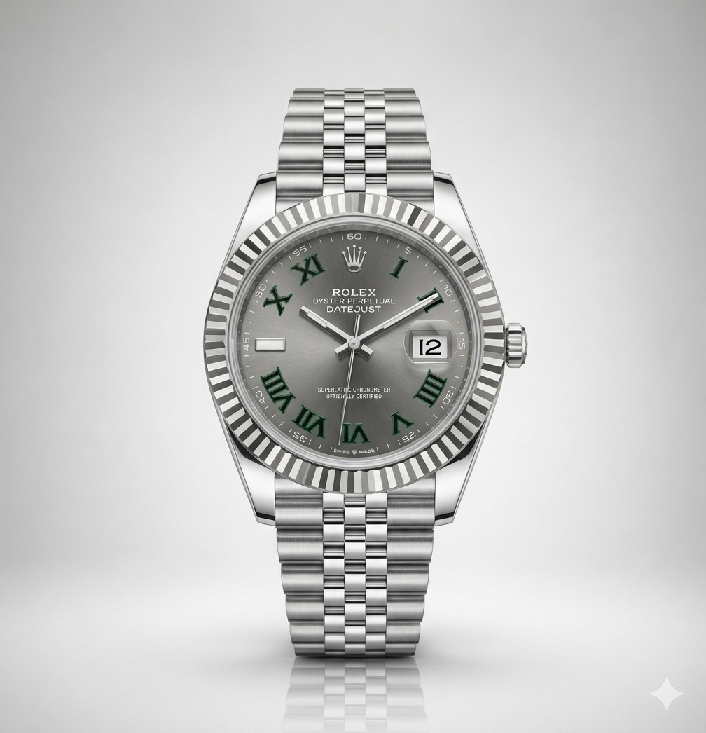 Rolex Semiautomatico Date Just Jubilee Gris Profundo