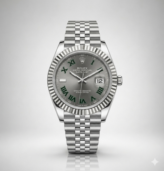 Rolex Semiautomatico Date Just Jubilee Gris Profundo