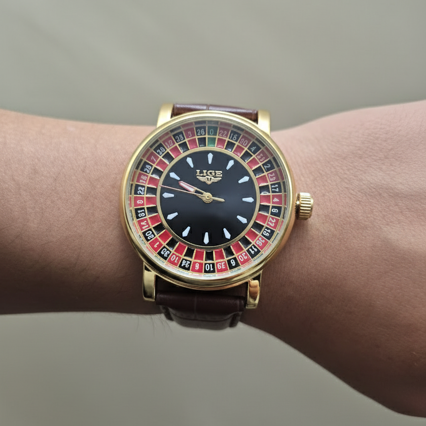 Reloj Lige Ruleta Bola Funcional Premium