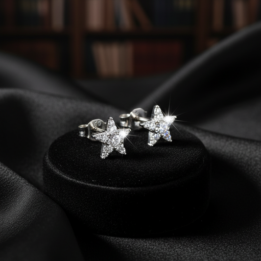 Topos Zirconia Estrella 3MM - Plata S925