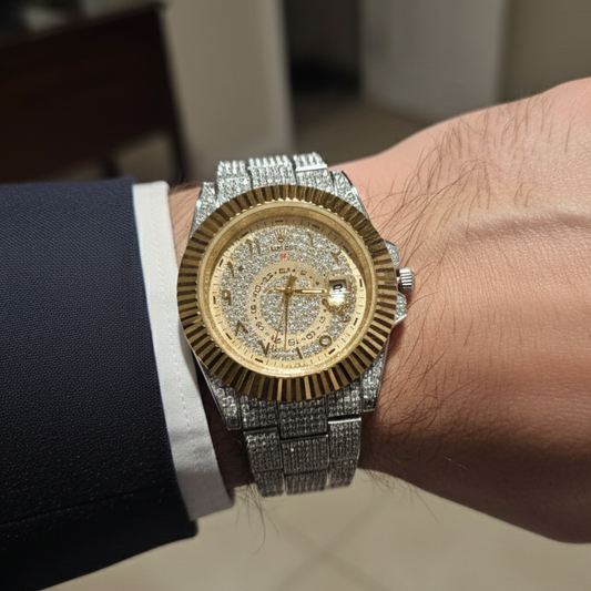 Reloj Rolex Cubano Cronografo Imperial Dorado