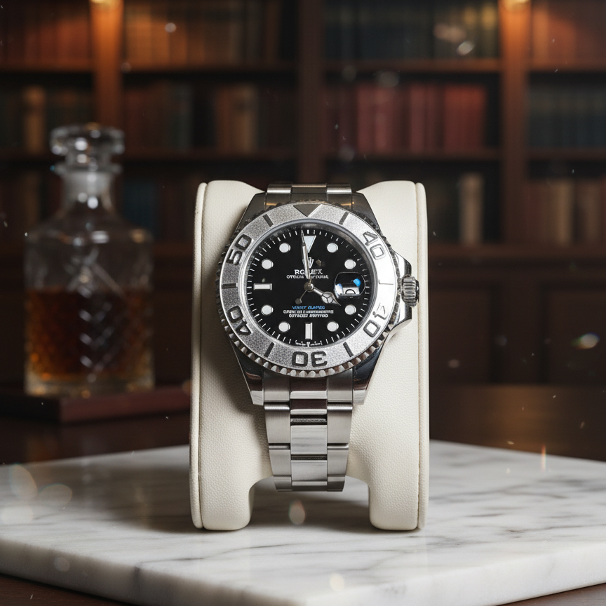 Rolex Submariner Plateado Negro